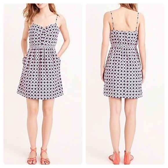J. Crew Factory Dresses & Skirts - 3/$25 J.Crew Seaside printed Cami Dress